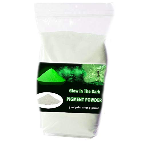 Procart Glow in The Dark Pigment Phosphorescent Glow Powder 3.52 Ounce (100 g) Water Based (Green) (Green) - Image 1